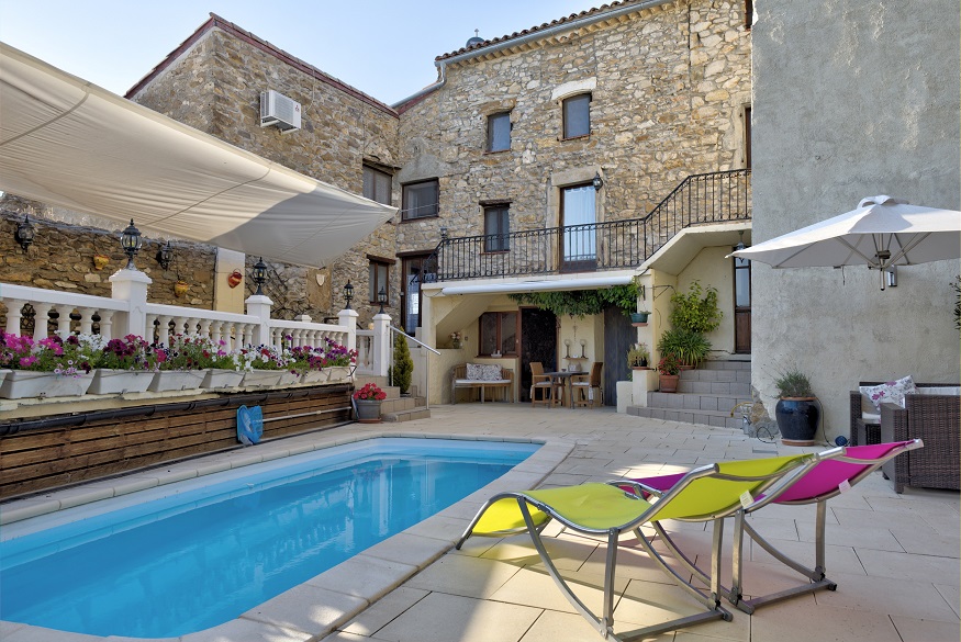 Qlistings - Character Stone Property With Independent Gite, Courtyards, Terrace Et Magnificient Views. Property Thumbnail